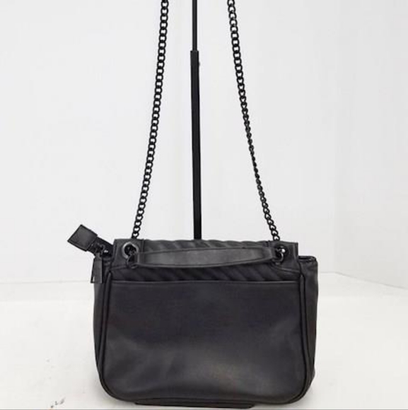 BADGLEY MISCHKA Black Quilted Leather Crossbody Bag - Picture 9 of 12